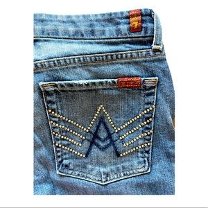 7 for all mankind jeans A pocket size 31 Bling booty
